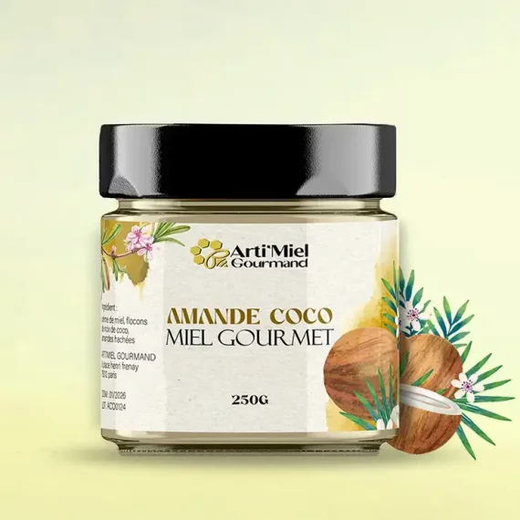 Miel crémeux amande coco