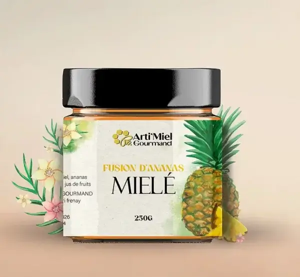 Miel crémeux fusion d'ananas