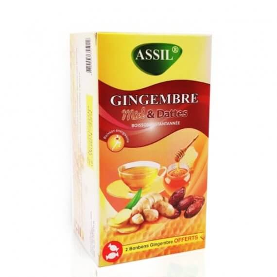 Infusion Assil Gingembre miel &datte