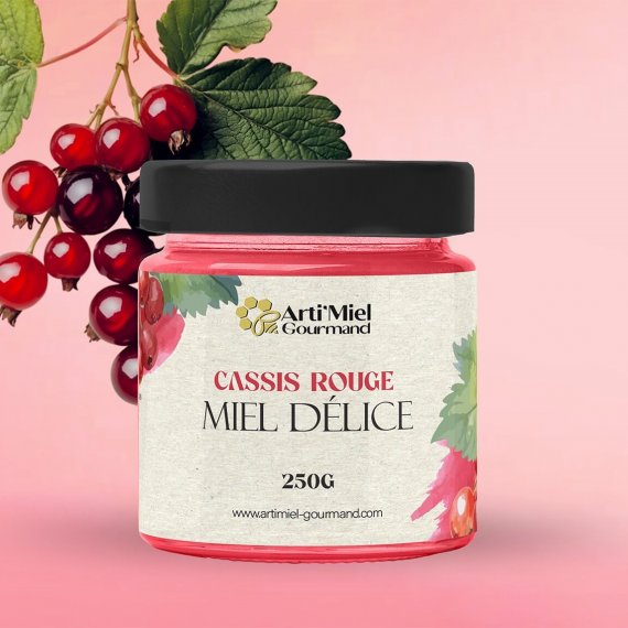 Miel Crémeux Cassis Rouge