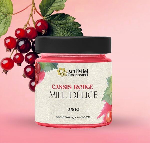 Miel Crémeux Cassis Rouge