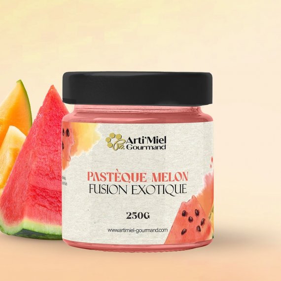 Miel crémeux pastèque et melon