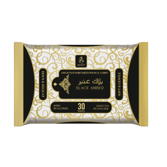 Lingettes Intimes Black Amber – Ayat Perfumes