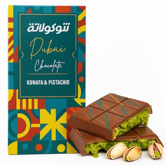 Chocolat de Dubaï – Pistache Kunafa