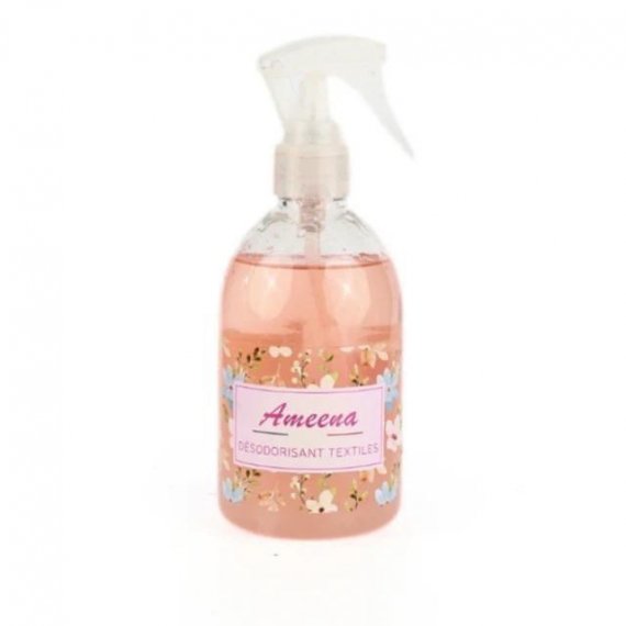 Spray textile Ameena – La Barfumerie 250ml, parfum floral et doux pour linge et maison.