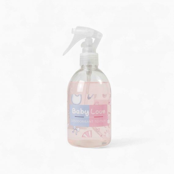 Spray textile Baby Love – La Barfumerie 250ml, parfum doux et tendre pour linge et maison.