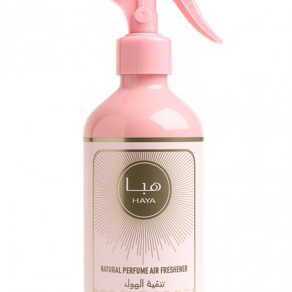 Spray textile Haya – Momin 265ml, parfum oriental inspiré de Dubaï pour linge, maison et voiture.